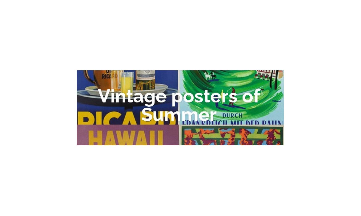 Vintage posters of Summer